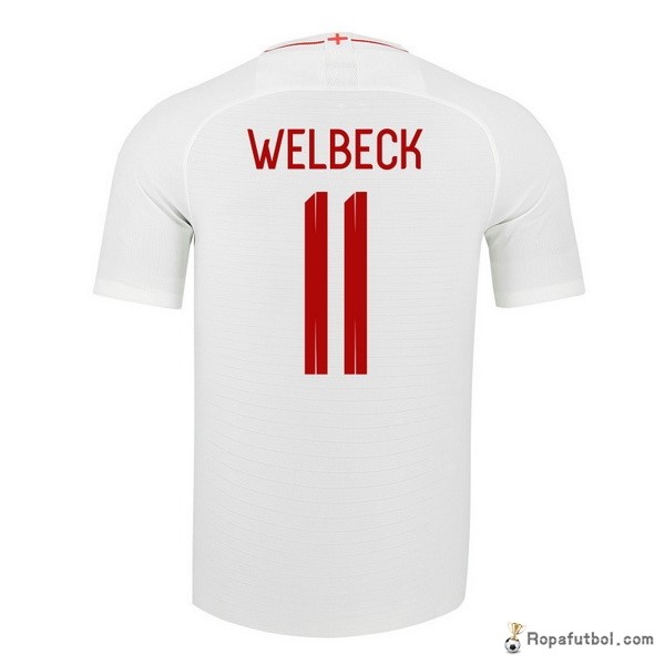 Camiseta Inglaterra Replica Primera Ropa Welbeck 2018 Blanco